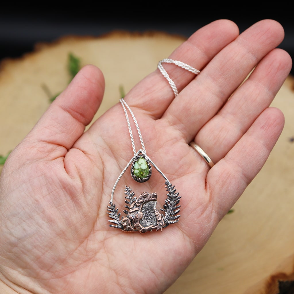 Baby Toad Necklace