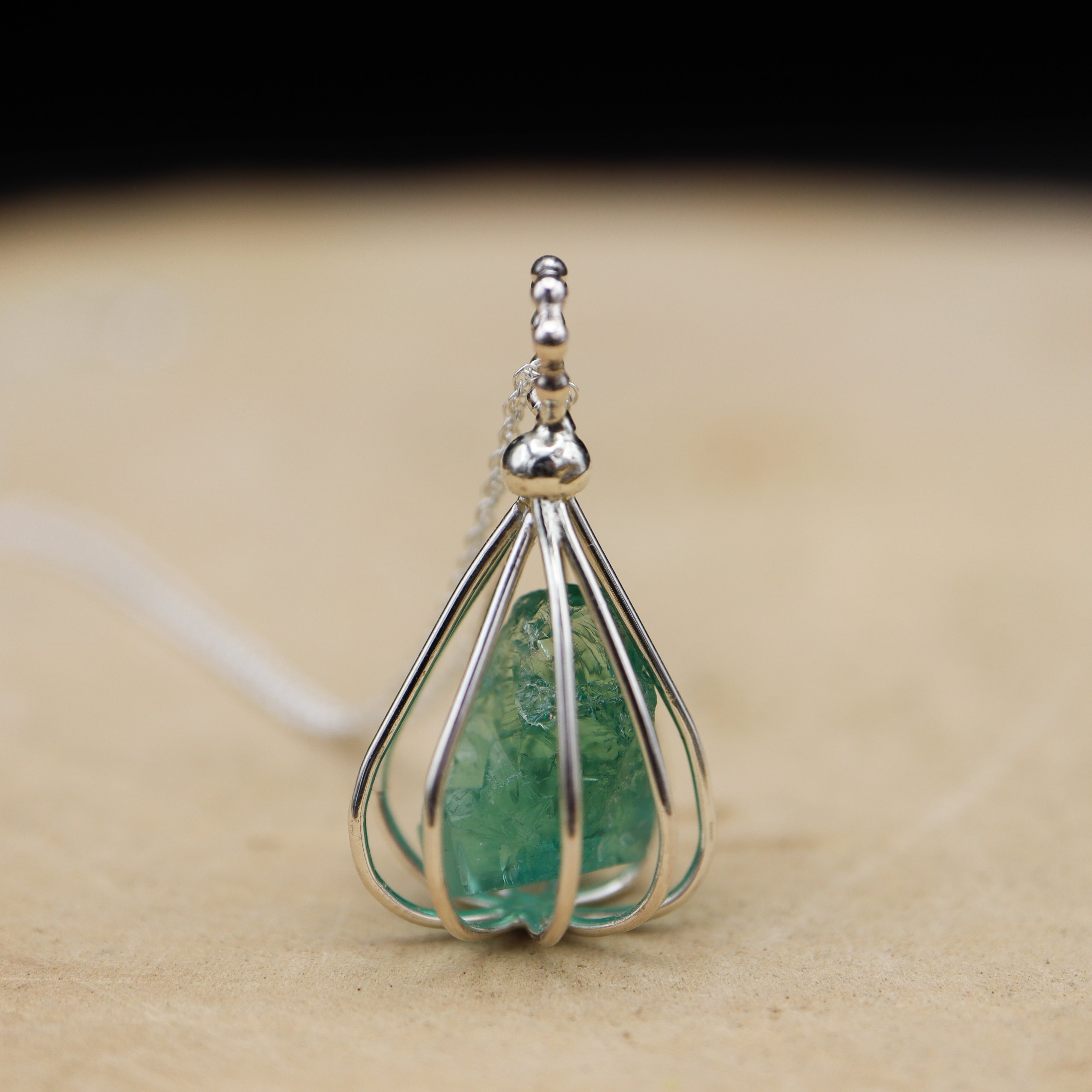 Rogerley Fluorite Container Necklace