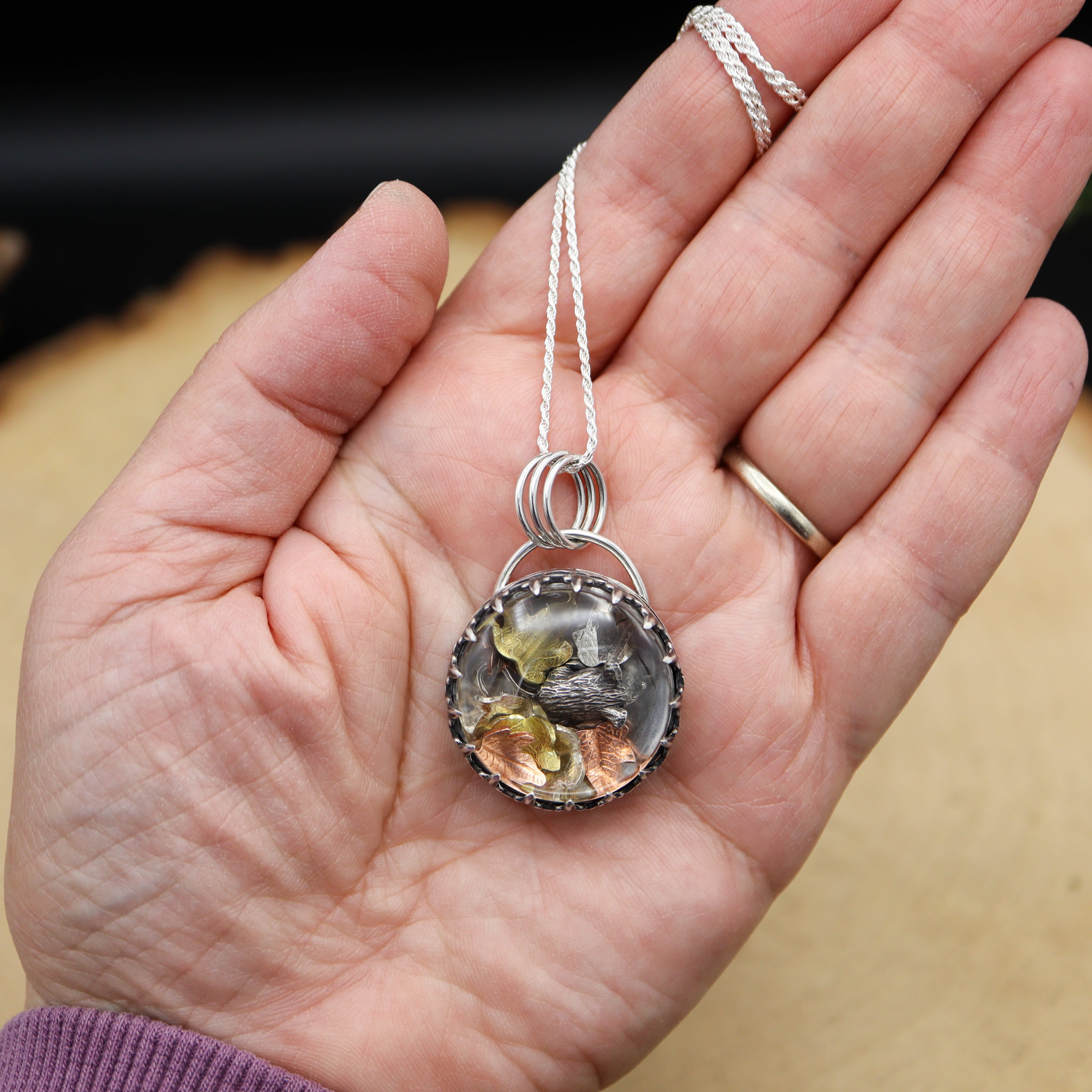 Alistair the Mouse Fidget Pendant