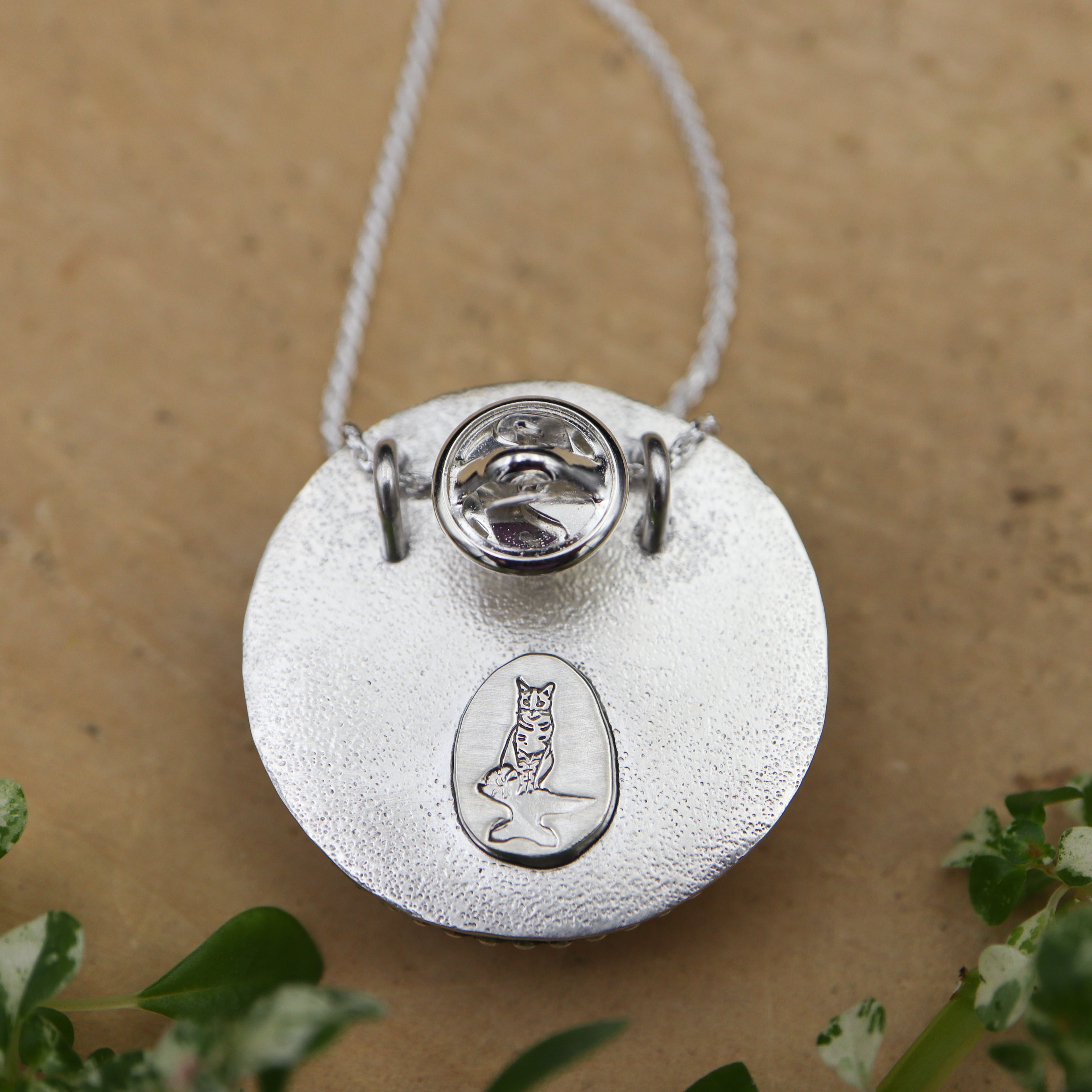 Naughty Cats & Houseplants - Brooch & Necklace