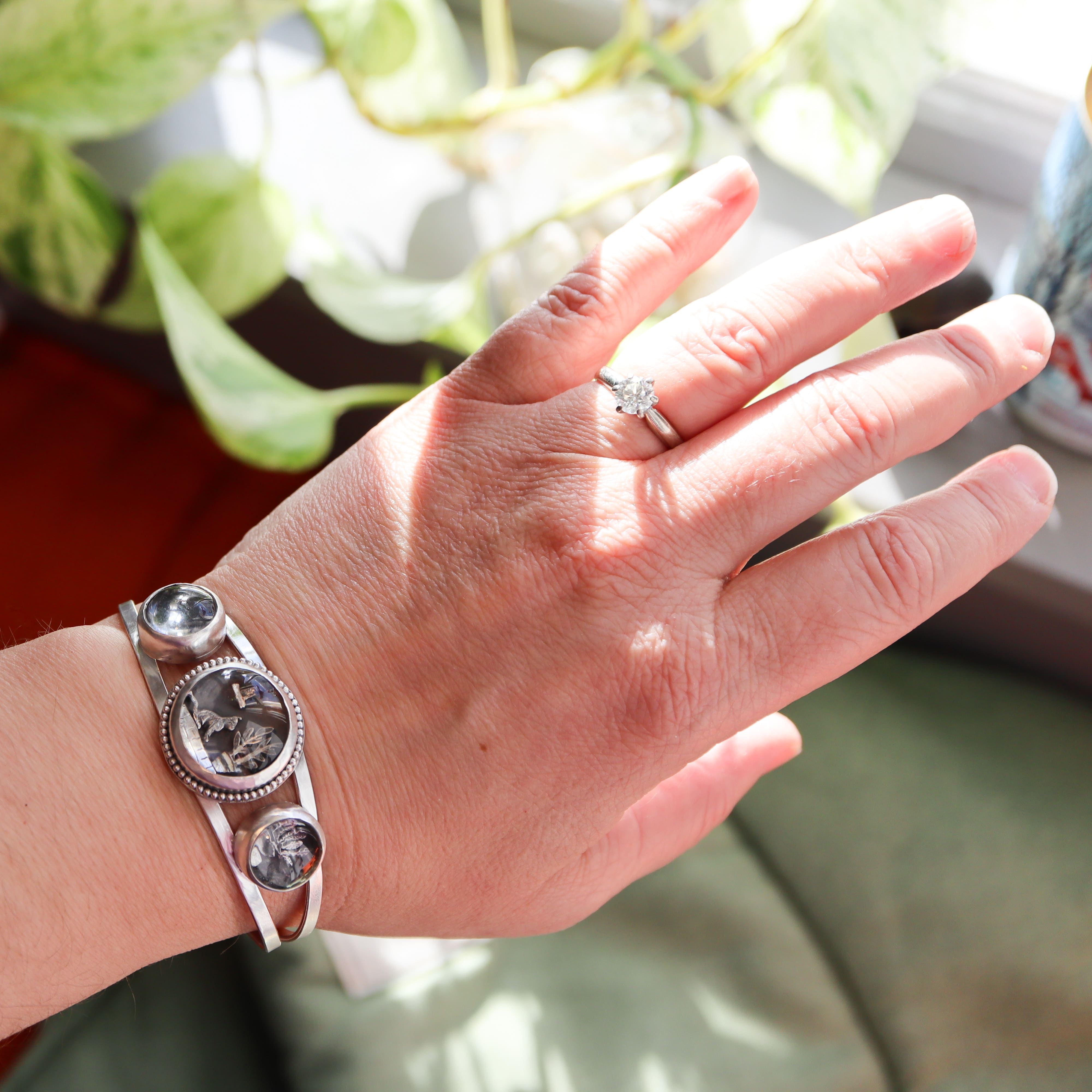 Naughty Cats & Houseplants - Triple Scene Bracelet