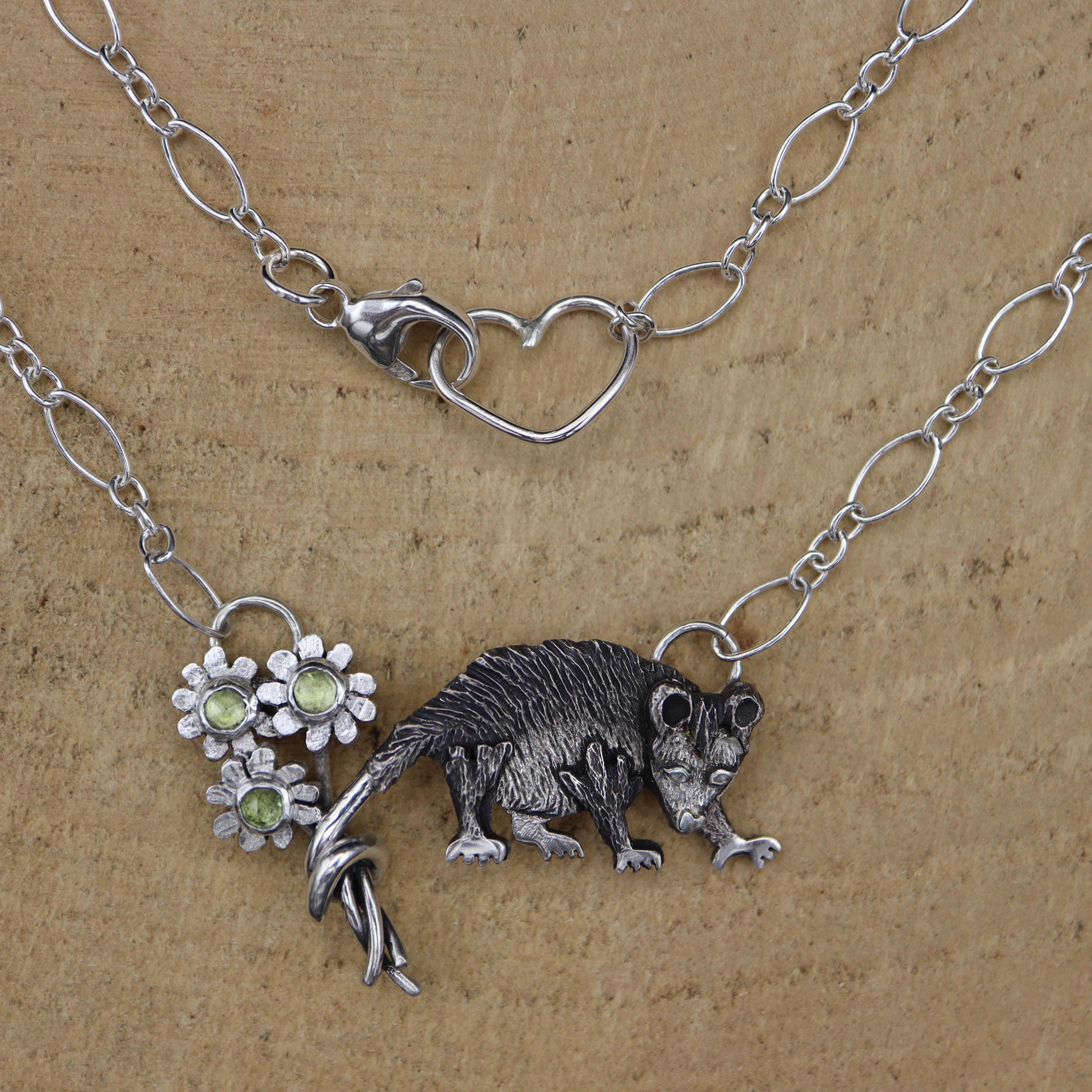 Josephine the Virginia Opossum Necklace