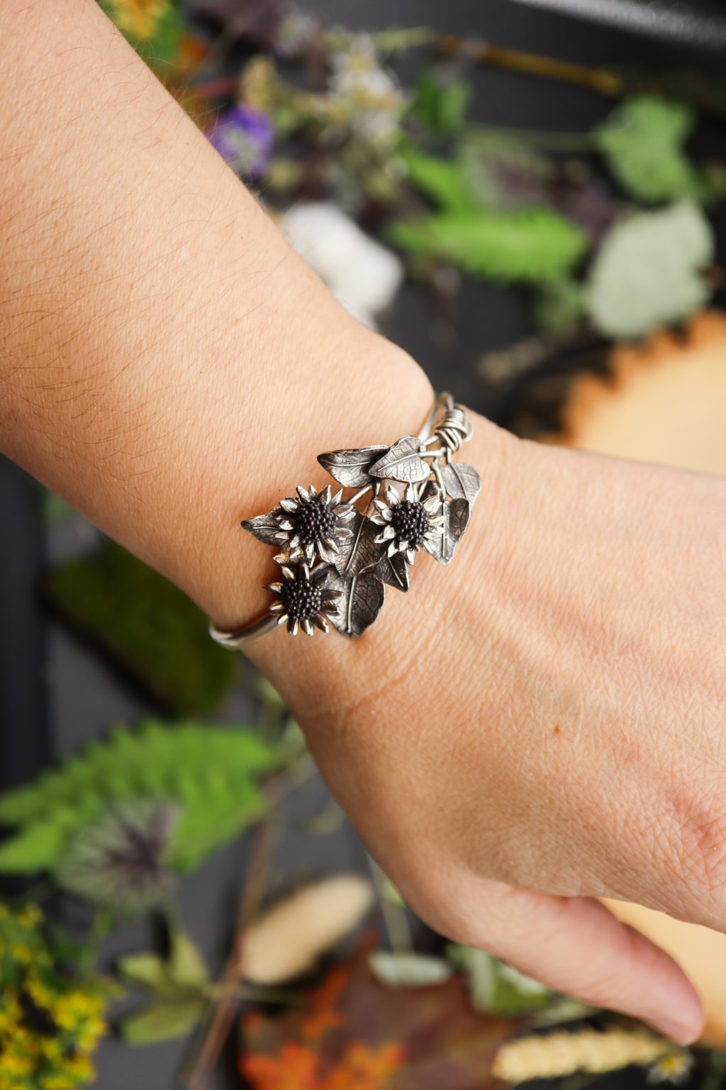 A photo of the bracelet being worn.