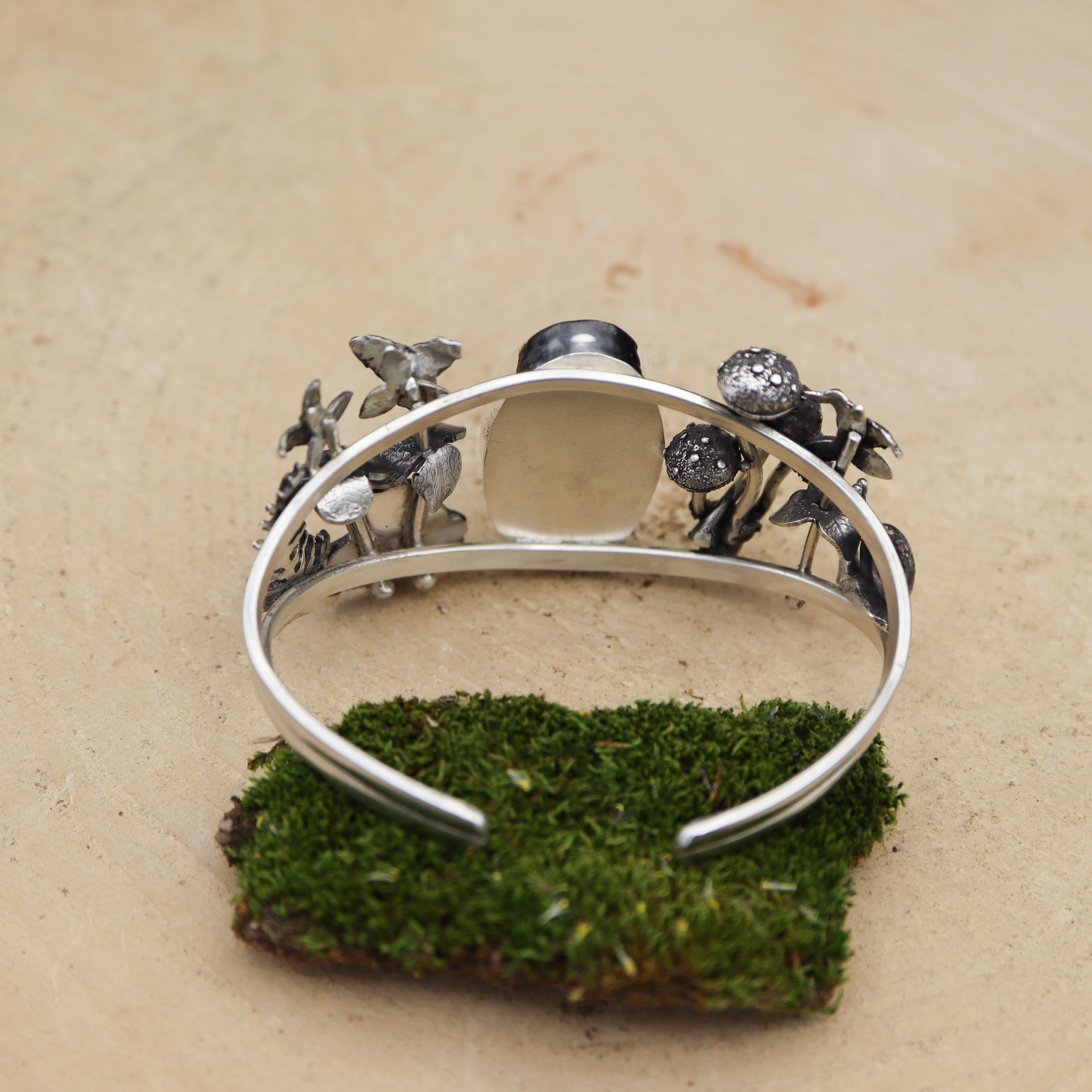 Toad & Snail in the Trillium Turquoise Bracelet