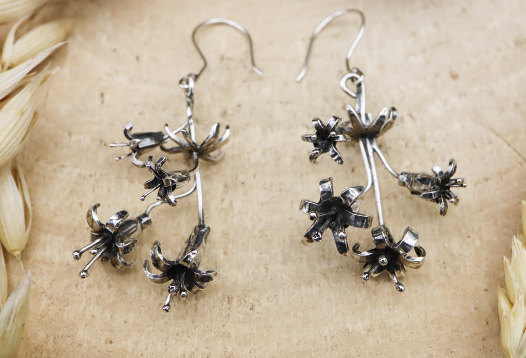 Native Turk's-Cap Lily Earrings