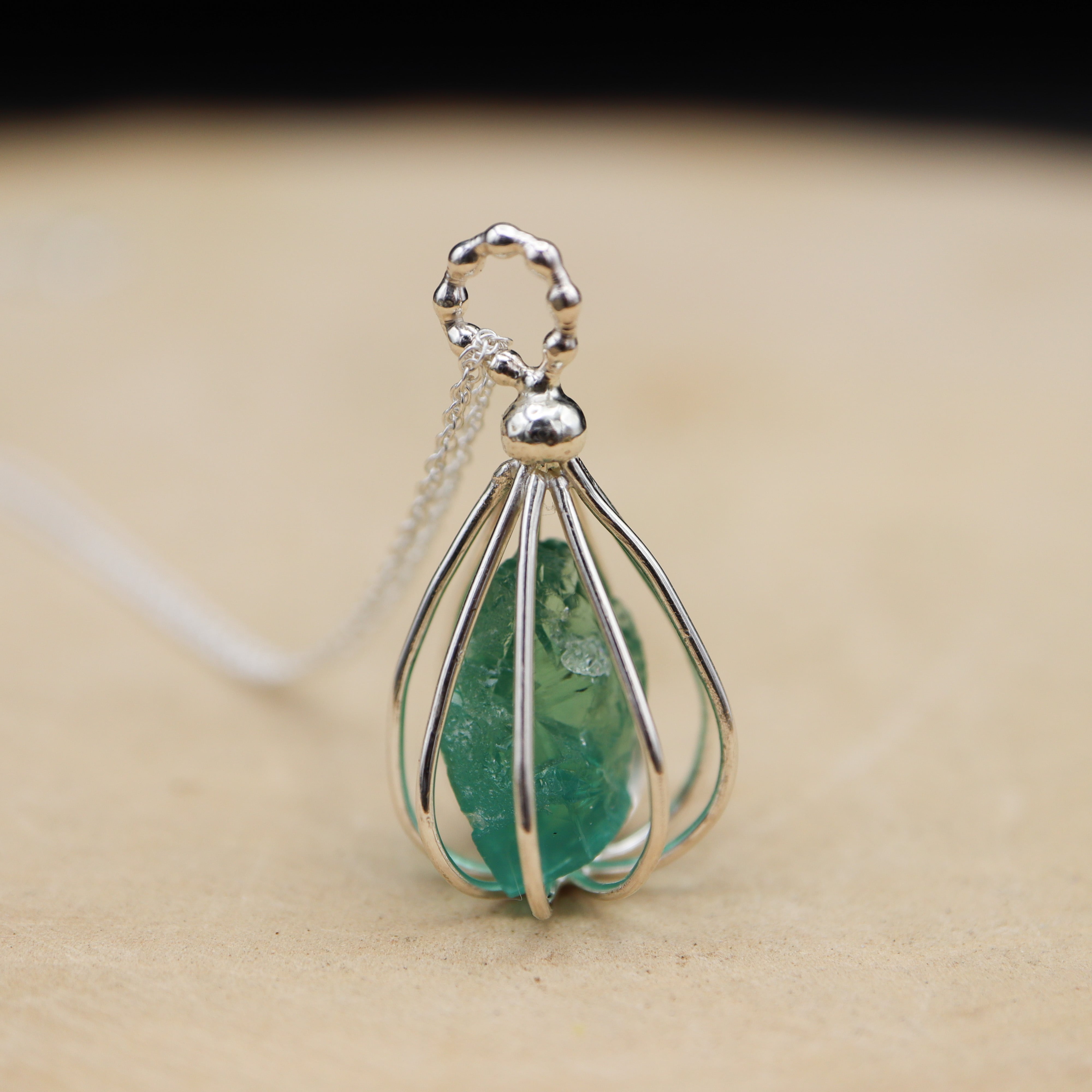 Rogerley Fluorite Container Necklace