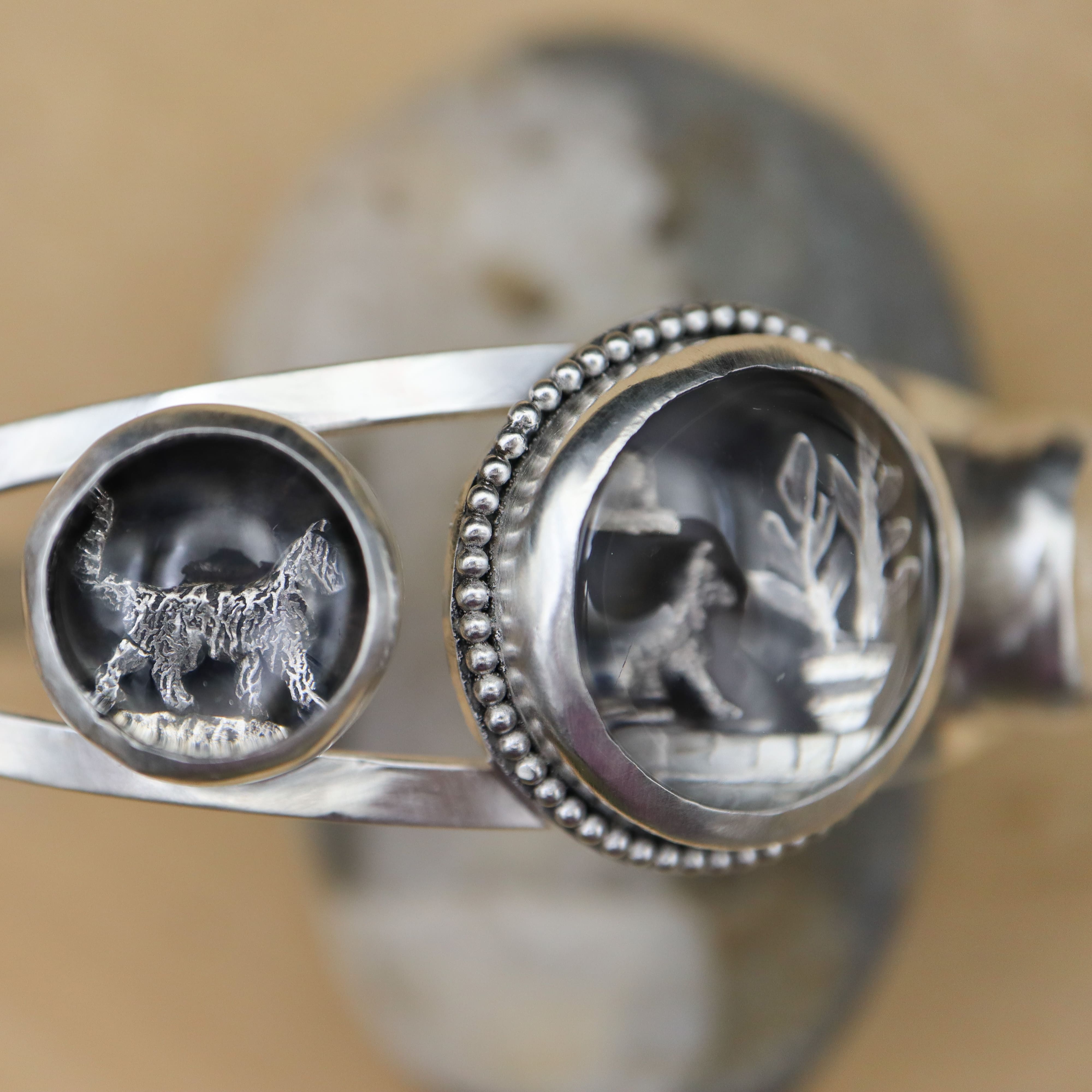 Naughty Cats & Houseplants - Triple Scene Bracelet