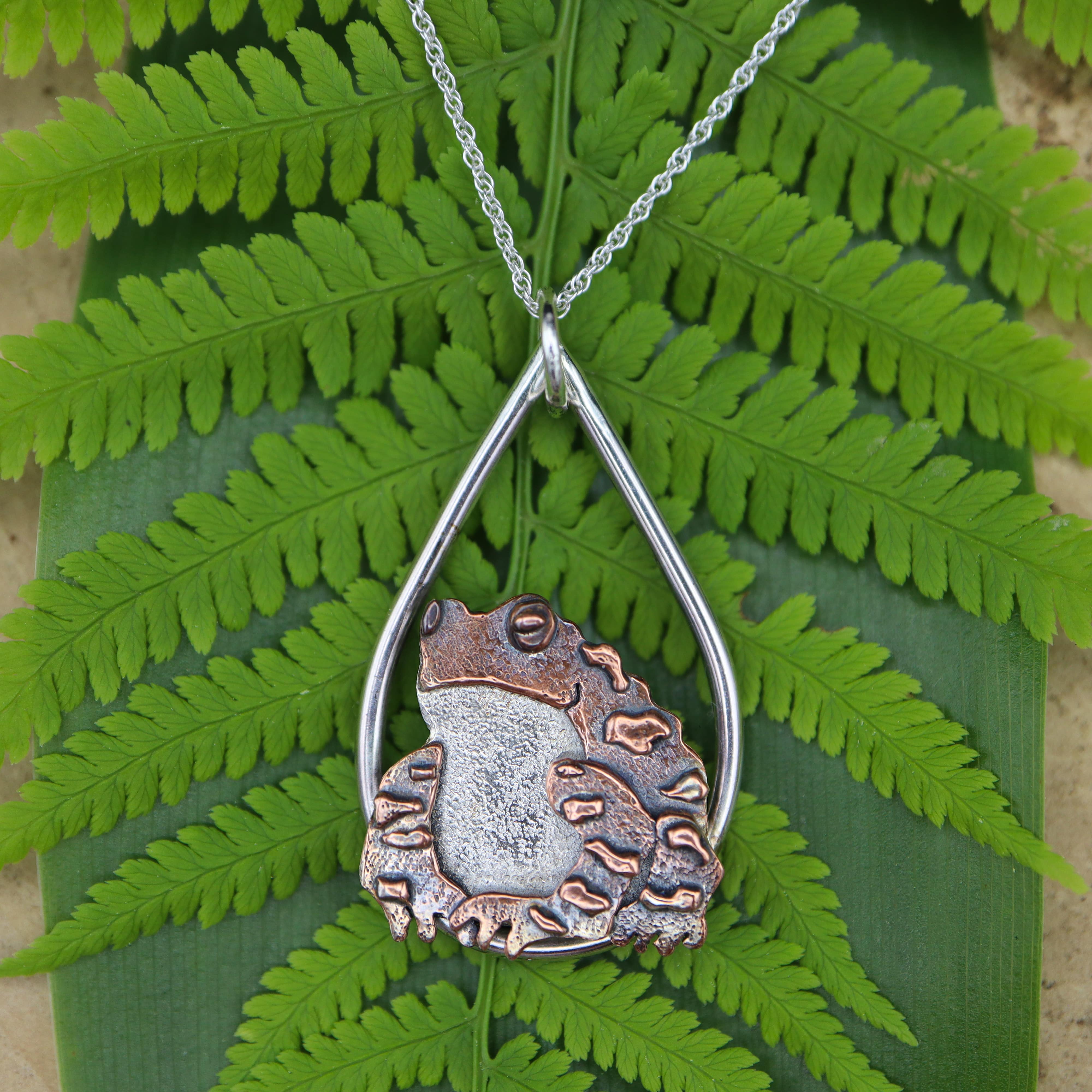 Tiny Toad Necklace