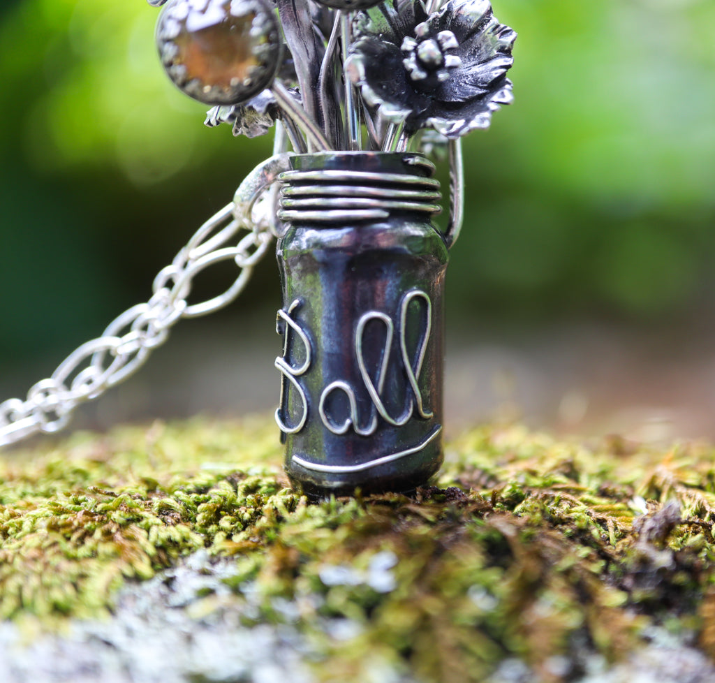 Made for You - Ball Jar Bouquet Necklace