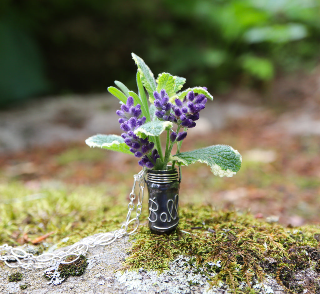 Made for You - Ball Jar Bouquet Necklace