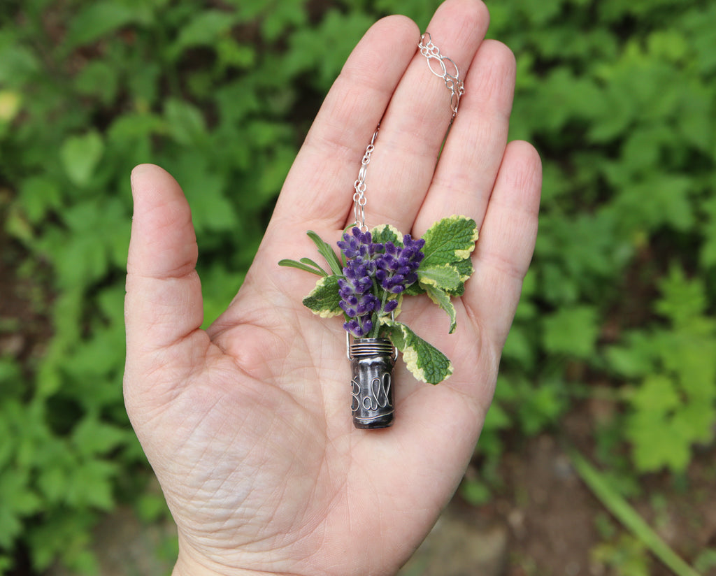 Made for You - Ball Jar Bouquet Necklace