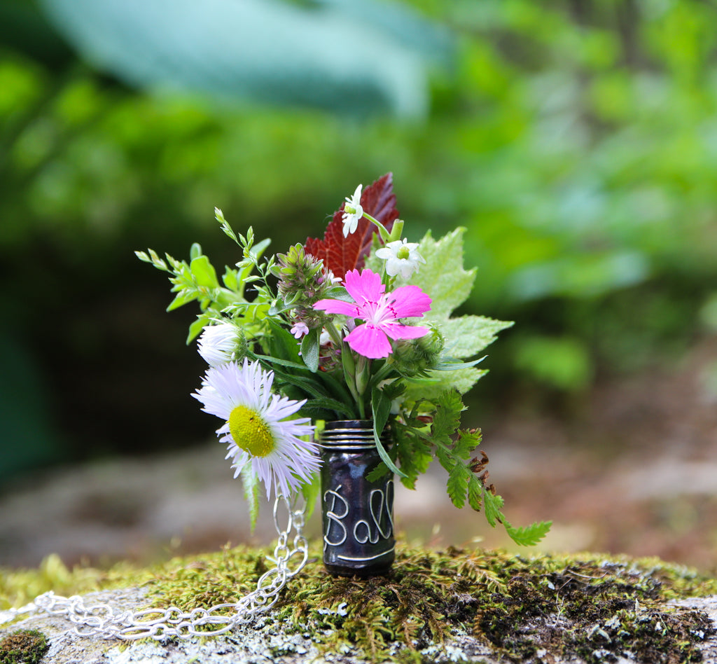 Made for You - Ball Jar Bouquet Necklace